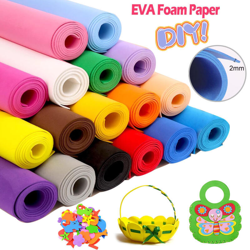 Cosplay Props Eva Foam - Hojas de espuma EVA coloridas, 2mm