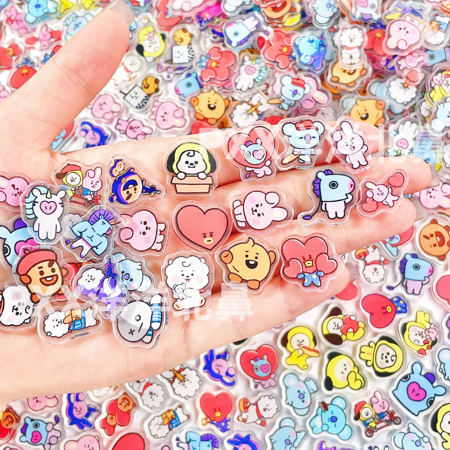 Acrylic Cosplay Prop - 100 piezas BT21 BTS de acrílico