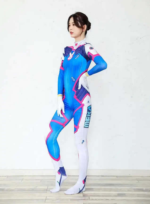 Disfraz de Halloween con impre - Dva Cosplay Prop reseña y precio