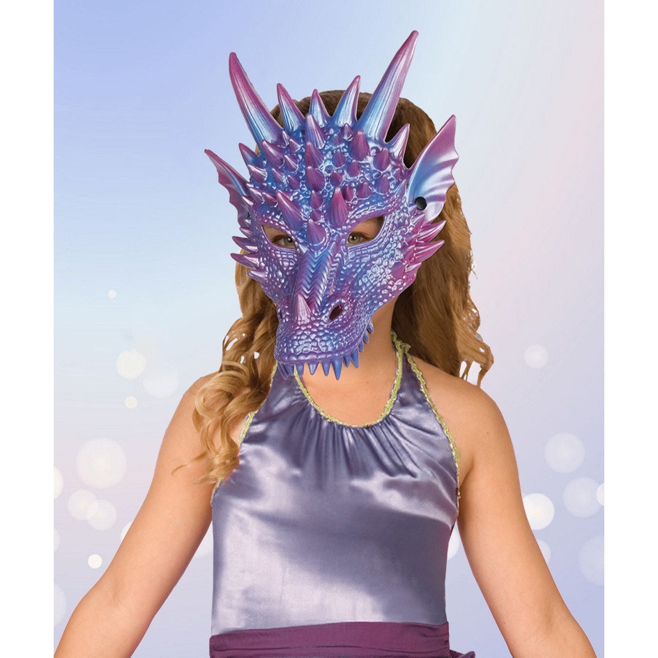 Máscara de Dragón Azul perla c - Cosplay Prop Blueprints reseña y precio