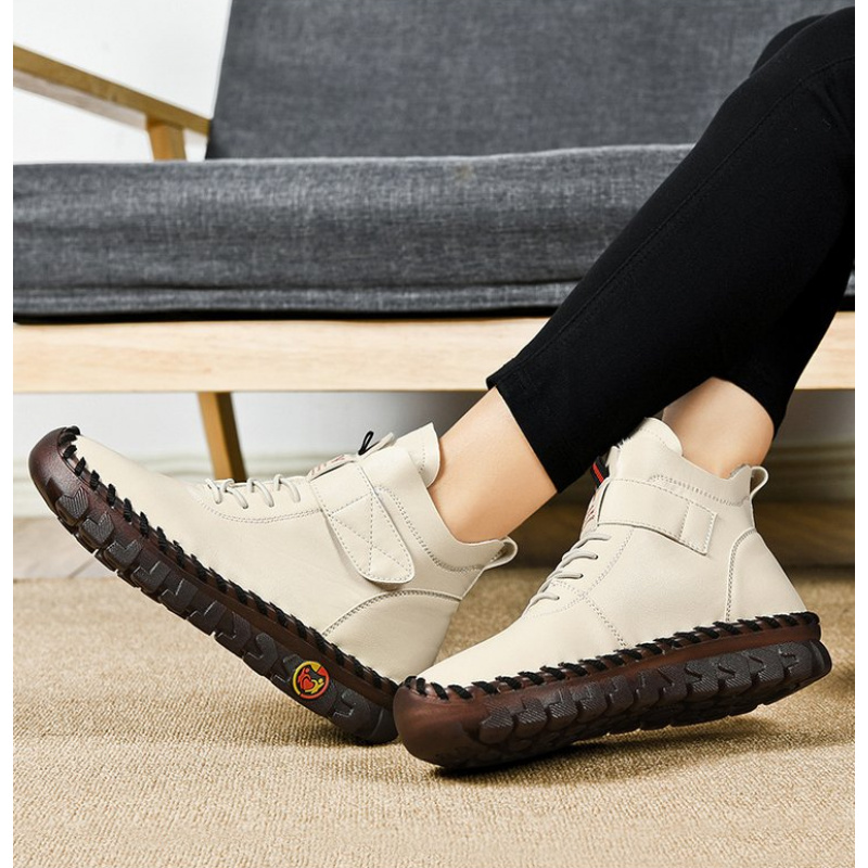 Botas de algodón cálidas con f - Velcro Hook Loop reseña y precio