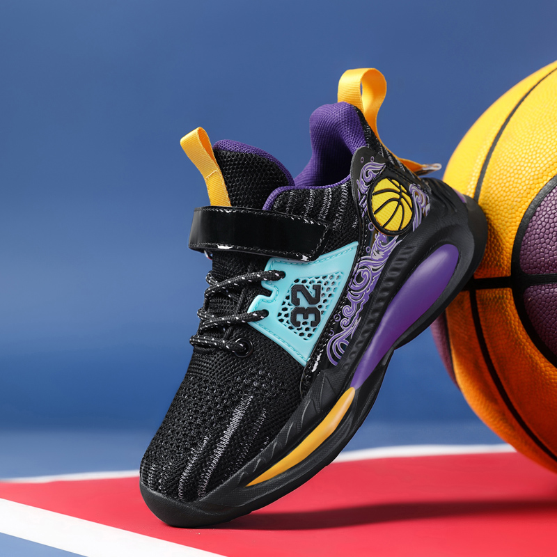 Un par de zapatillas de balonc - Velcro Hook Loop reseña y precio