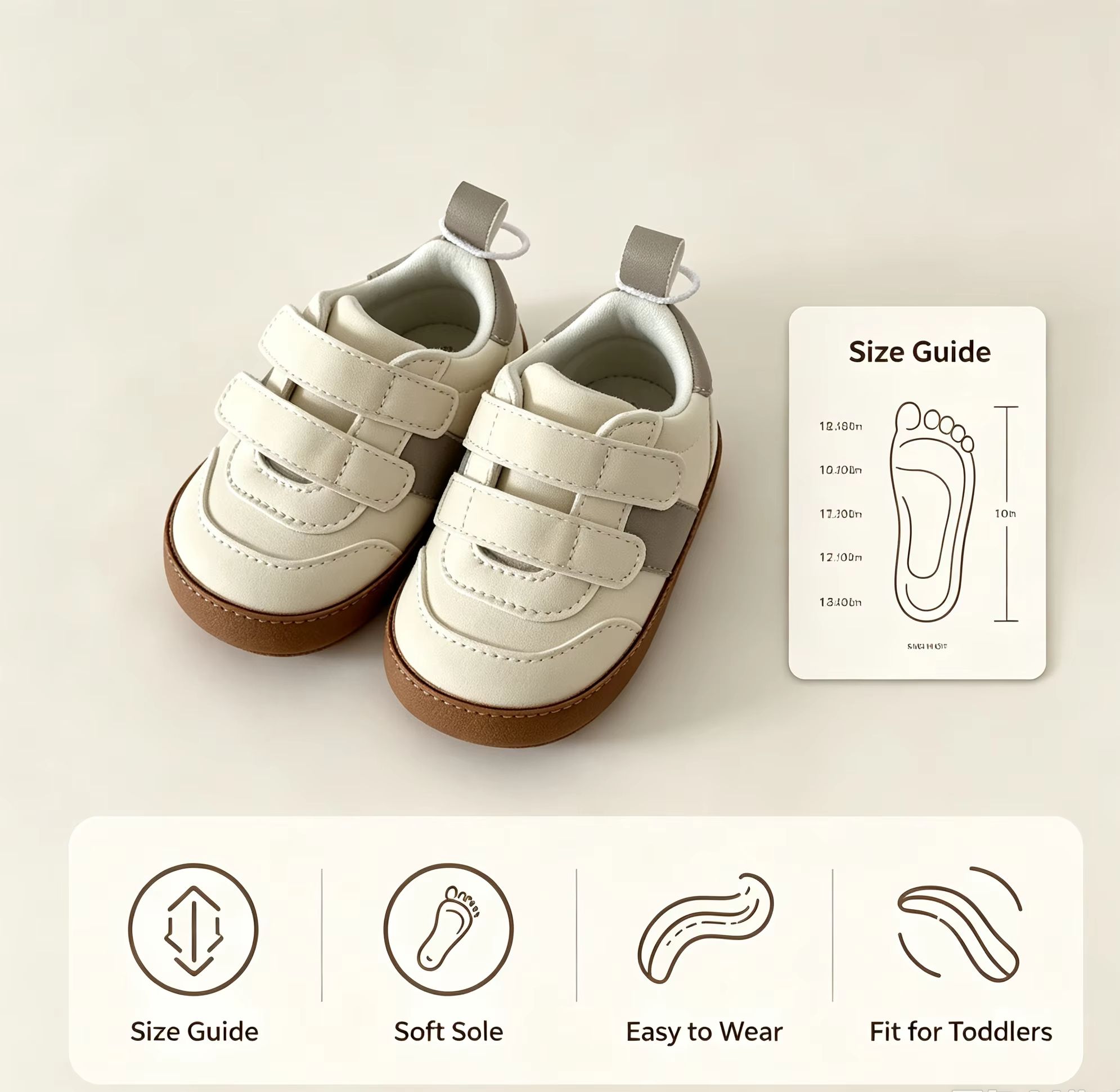 Zapatillas para Bebé Oddler, S - Velcro Hook Loop reseña y precio