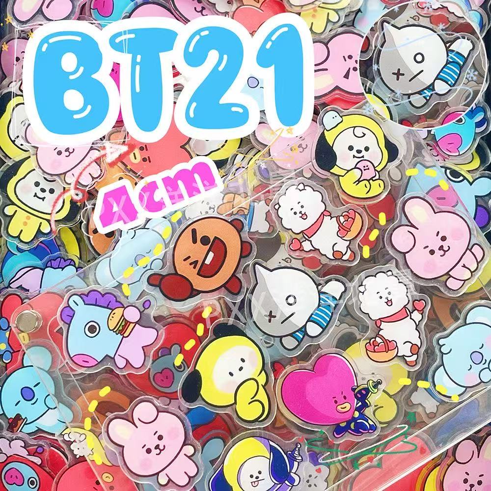 100 piezas BT21 BTS de acrílic - Acrylic Cosplay Prop reseña y precio
